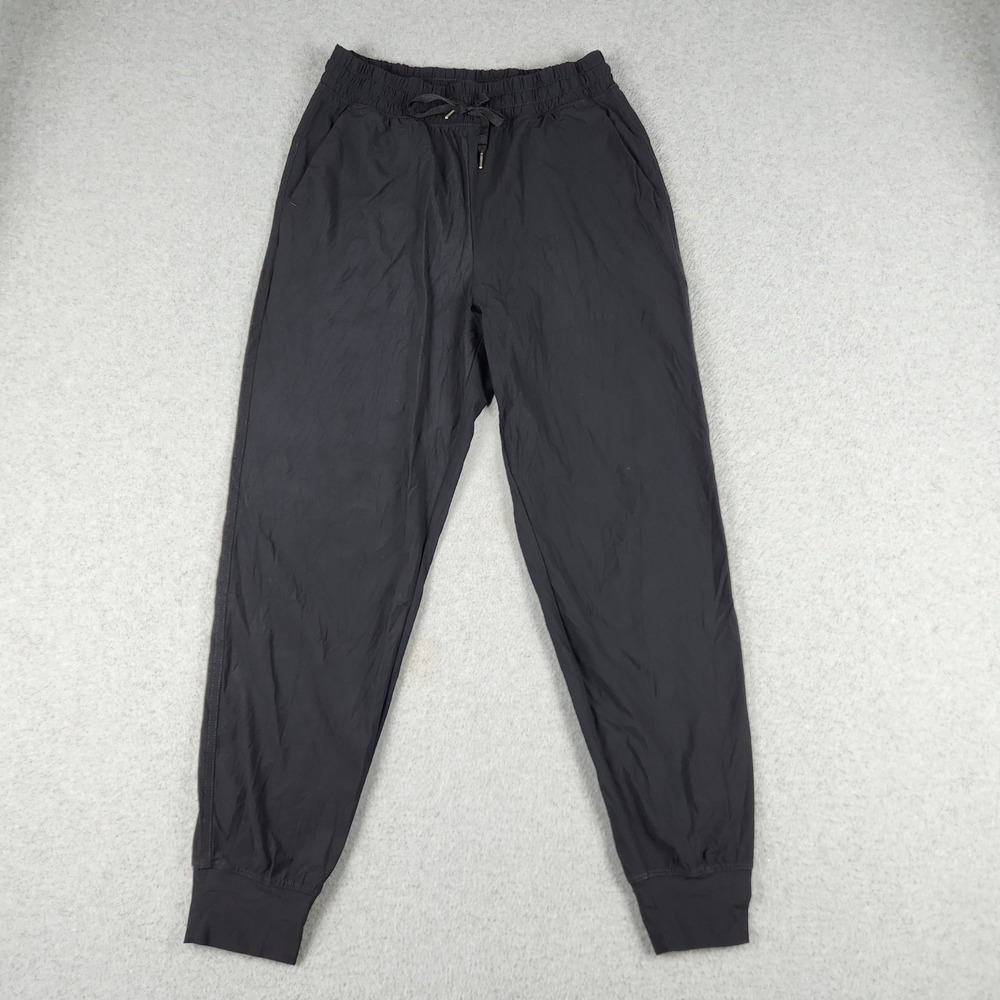 Old Navy Joggers Pants Womens S Black Go-Dry Active Stretch Tapered Drawstring